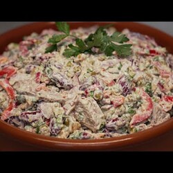 Легендарный салат "Тбилиси". Новая интерпретация.