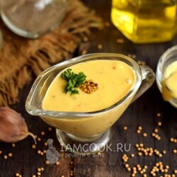 Горчичный соус на желтках — рецепт с фото