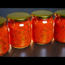 Восхитительная овощная аджика. Зимой еще вкуснее!