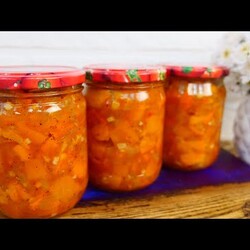 ОВОЩНОЙ САЛАТ С ТЫКВОЙ НА ЗИМУ