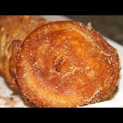 Ленивые яблочные донатсы.