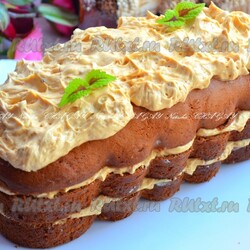 Рецепт бисквитного торта с масляным кремом