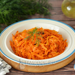 Морковный маринад как в столовой — рецепт с фото
