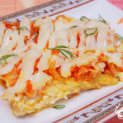 Рыба, запеченная с луком и морковью под сырно-майонезной корочкой - пошаговый рецепт с фото на Готовим дома