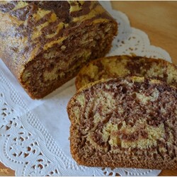 Мраморный кекс на сыворотке