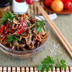 Закуска «Баклажаны по-корейски» (очень вкусно) - Пошаговый рецепт с фото |  Закуски