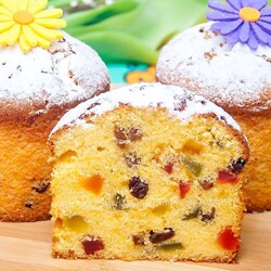 Кексовый кулич