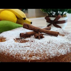 Манговый пирог