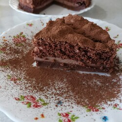 Шоколадное умное пирожное