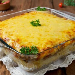 Картофельная запеканка с курицей