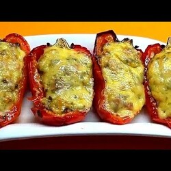 Фаршированный перец из духовки