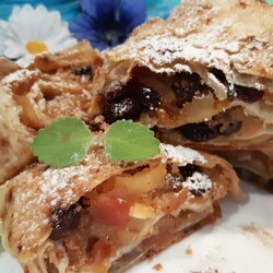 БЫСТРЫЙ ЯБЛОЧНЫЙ ШТРУДЕЛЬ ИЗ ЛАВАША | Irina Belaja