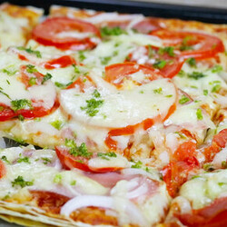 Быстрая пицца за 15 минут. Пицца из лаваша без возни