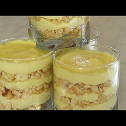 Торт ПЛОМБИР в Стакане. БЕЗ ВЫПЕЧКИ за 15 минут! Фантастически ВКУСНЫЙ Десерт.