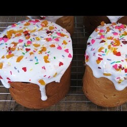 Лучшая ГЛАЗУРЬ для КУЛИЧЕЙ без яиц! Не трескается, не крошится и не прилипает! Помадки на желатине