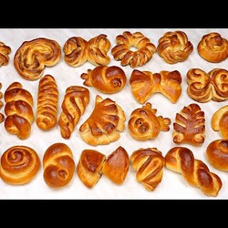 Ах, эти булочки! 25 способов формования домашних сдобных булочек! Формуем простые и сахарные булочки