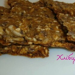 Хлібці молодці Фітнес або крекери вівсяно-житні - покроковий рецепт з фото. Автор рецепта Олеся maminaturbota .