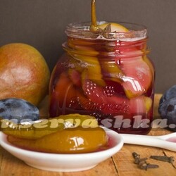 Груши в сливовом сиропе на зиму, простой рецепт | Заготовки на зиму