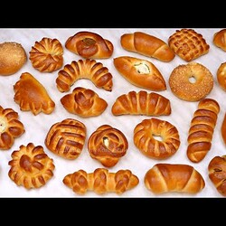 Булочки и пирожки с начинкой! 25 различных вариантов формовки!