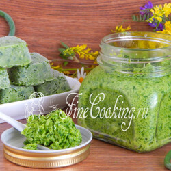 Заготовка из стрелок чеснока (чесночная паста) на зиму