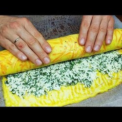 РУЛЕТ ИЗ ОМЛЕТА!