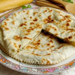 Лепешки с брынзой и зеленью — рецепт с фото