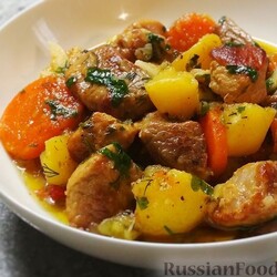 Рецепт: Жаркое по-деревенски на RussianFood.com