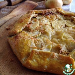 Яблочно-луковая галета