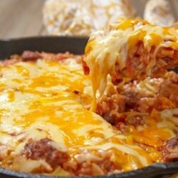 Запеканка с грудкой и овощами