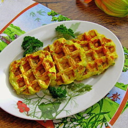 Вафли из кабачков с сыром в вафельнице - рецепт в домашних условиях с пошаговыми фото