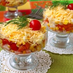 Салат «Восторг» — рецепт с фото
