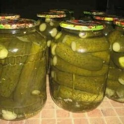 Огурцы на зиму в 1,5 литровую банку