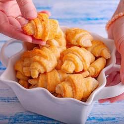 Быстрые Творожные Рогалики к чаю