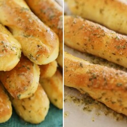 Рецепт закусочных чесночных палочек