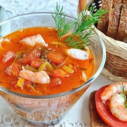 Холодный томатный суп