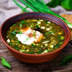 Ботвинья с семгой - рецепт с пошаговыми фото