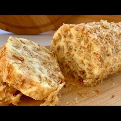 Торт Полено всего из 3 ингредиентов