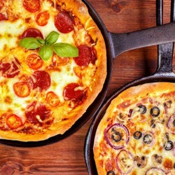 20 рецептов быстрой пиццы на сковороде