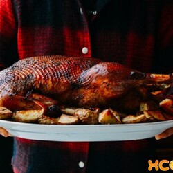 Гусь с апельсинами запеченный – фото рецепт приготовления в духовке