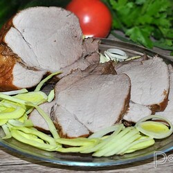Тушеная куском свинина Чашу