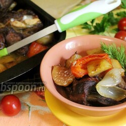 Жаркое по-домашнему с говядиной в духовке