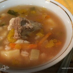 Классический рассольник с перловкой, пошаговый рецепт на 2630 ккал, фото, ингредиенты - Алина Долидзе