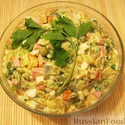 Салат Оливье, рецепты с фото на RussianFood.com: 187 рецептов салата