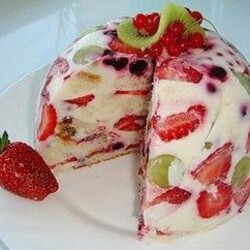 Фруктовый торт (без выпечки)