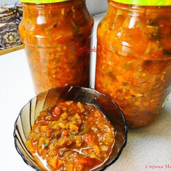 Овощная икра в мультиварке