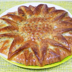 Быстрый заливной пирог с фаршем