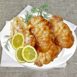 Филе трески в кляре из рисовой муки