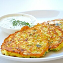 Кабачковые оладьи