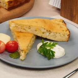 Пирог с молодой капустой