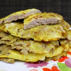 Сочные бризоли в кляре - отбивные из фарша